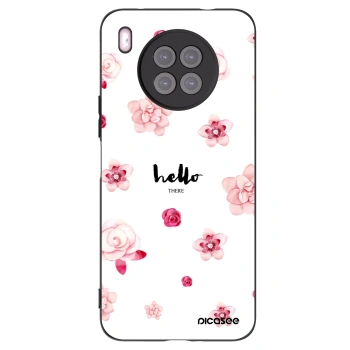 Picasee silikonski črni ovitek za Huawei Nova 8i - Hello there