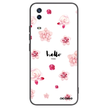 Picasee silikonski črni ovitek za Vivo Y11s - Hello there