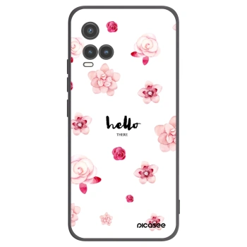 Picasee silikonski črni ovitek za Vivo Y33s - Hello there