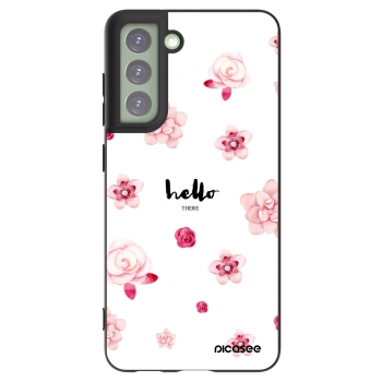 Picasee silikonski črni ovitek za Samsung Galaxy S21 FE 5G - Hello there