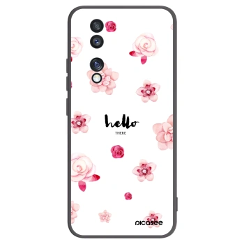 Picasee silikonski črni ovitek za Honor 70 - Hello there