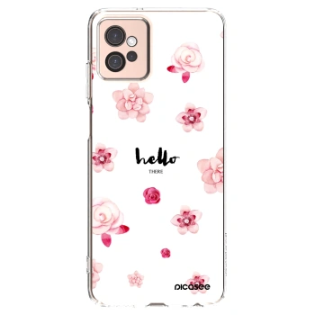 Picasee silikonski prozorni ovitek za Motorola Moto G32 - Hello there