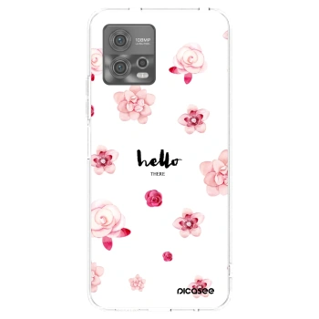 Picasee silikonski prozorni ovitek za Motorola Moto G72 - Hello there