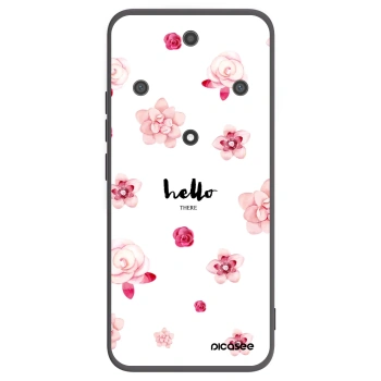 Picasee silikonski črni ovitek za Honor Magic5 Lite 5G - Hello there