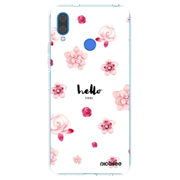 Picasee silikonski prozorni ovitek za Huawei Nova 3 - Hello there