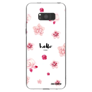 Picasee silikonski prozorni ovitek za Samsung Galaxy S8 G950F - Hello there