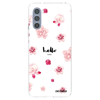 Picasee silikonski prozorni ovitek za Motorola Moto G62 - Hello there