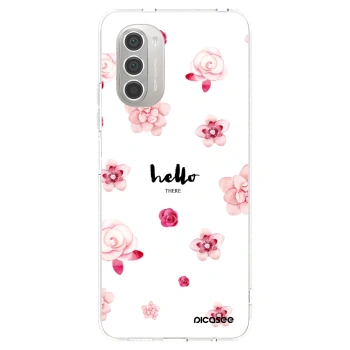 Picasee silikonski prozorni ovitek za Motorola Moto G51 - Hello there