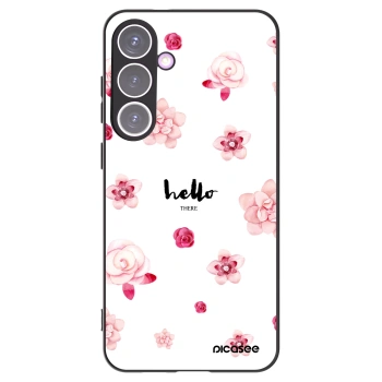 Picasee silikonski črni ovitek za Samsung Galaxy S24+ S926B 5G - Hello there