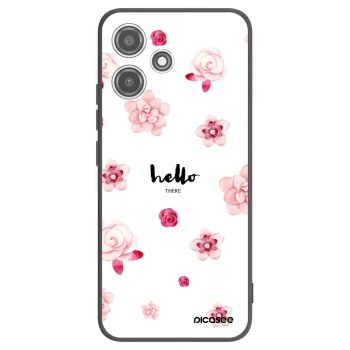 Picasee silikonski črni ovitek za Xiaomi Redmi 12 5G - Hello there