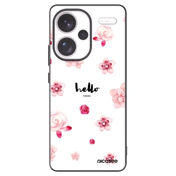 Picasee silikonski črni ovitek za Xiaomi Redmi Note 13 Pro+ 5G - Hello there
