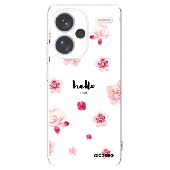 Picasee silikonski prozorni ovitek za Xiaomi Redmi Note 13 Pro+ 5G - Hello there