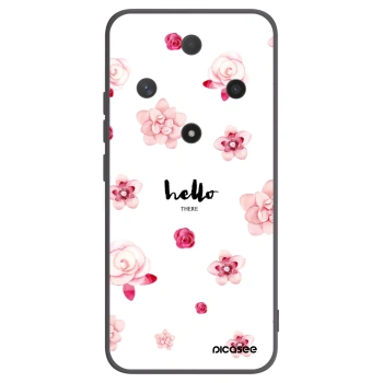 Picasee silikonski črni ovitek za Honor Magic6 Lite 5G - Hello there