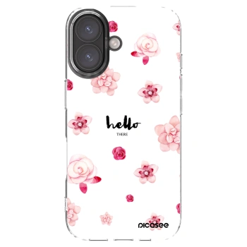 Picasee silikonski prozorni ovitek za Apple iPhone 16 - Hello there