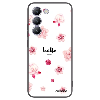 Picasee silikonski črni ovitek za Vivo V40 SE 5G - Hello there