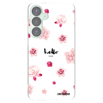 Picasee silikonski prozorni ovitek za Samsung Galaxy S25+ 5G - Hello there