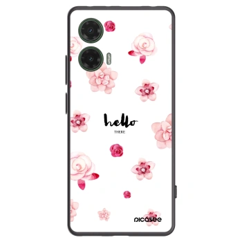 Picasee silikonski črni ovitek za Motorola Moto G35 5G - Hello there