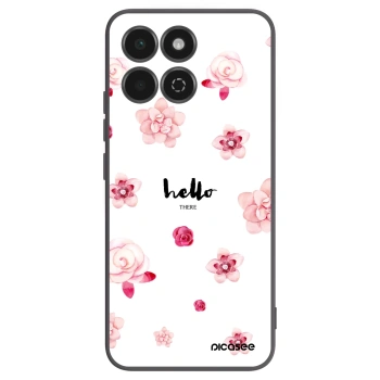 Picasee silikonski črni ovitek za Honor 200 Smart 5G - Hello there