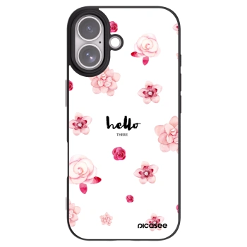 Picasee silikonski črni ovitek za Apple iPhone 17 - Hello there