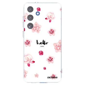 Picasee silikonski prozorni ovitek za Samsung Galaxy S25 FE 5G - Hello there