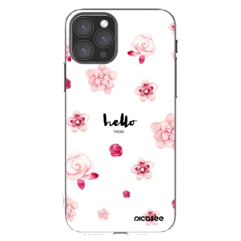 Picasee silikonski prozorni ovitek za Apple iPhone 11 Pro - Hello there