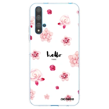 Picasee silikonski prozorni ovitek za Huawei Nova 5T - Hello there