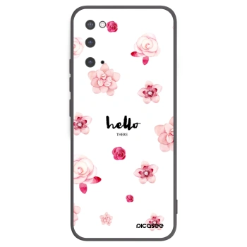 Picasee silikonski črni ovitek za Samsung Galaxy S20 G980F - Hello there