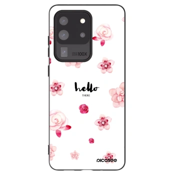 Picasee silikonski črni ovitek za Samsung Galaxy S20 Ultra 5G G988F - Hello there