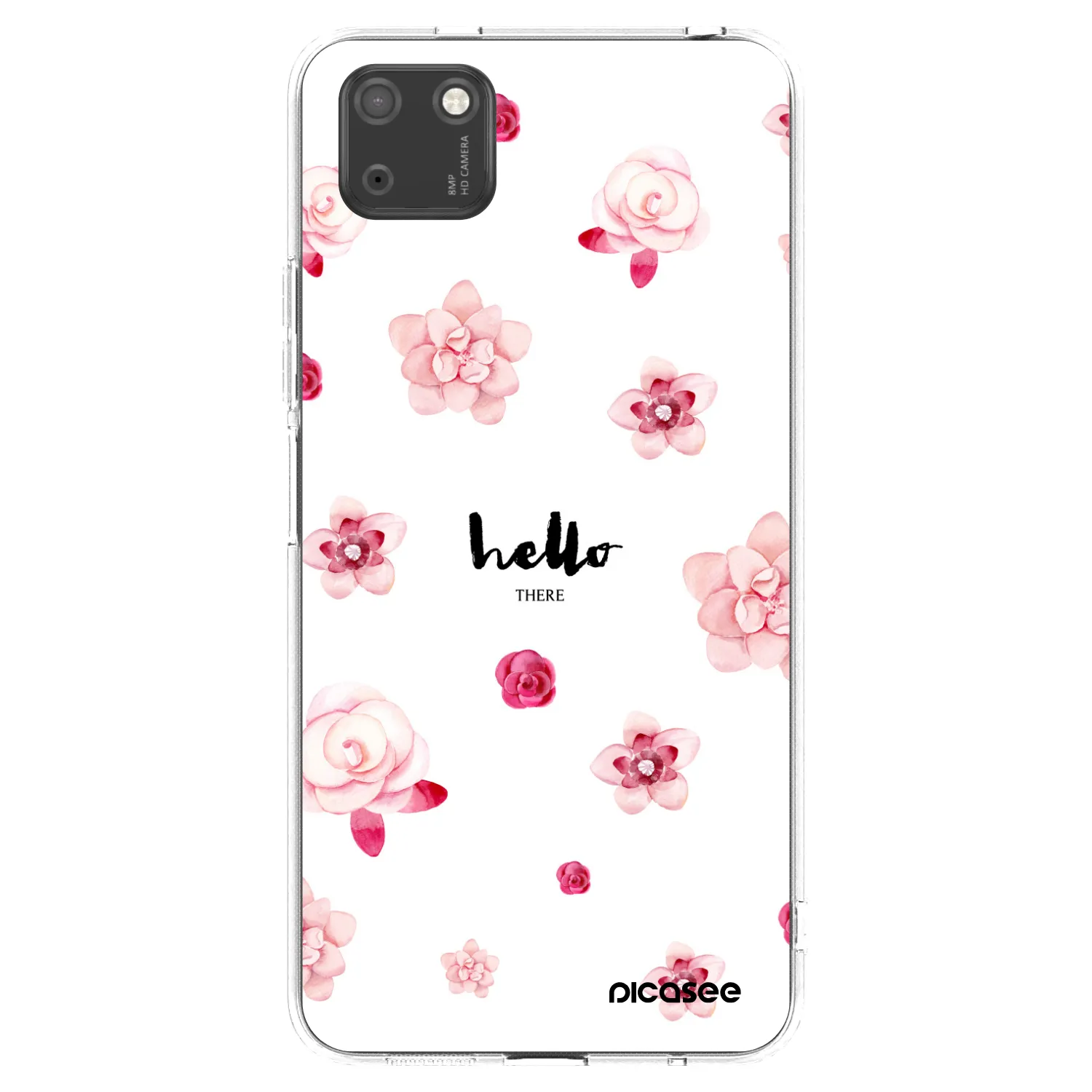 Picasee silikonski prozorni ovitek za Huawei Y5P - Hello there