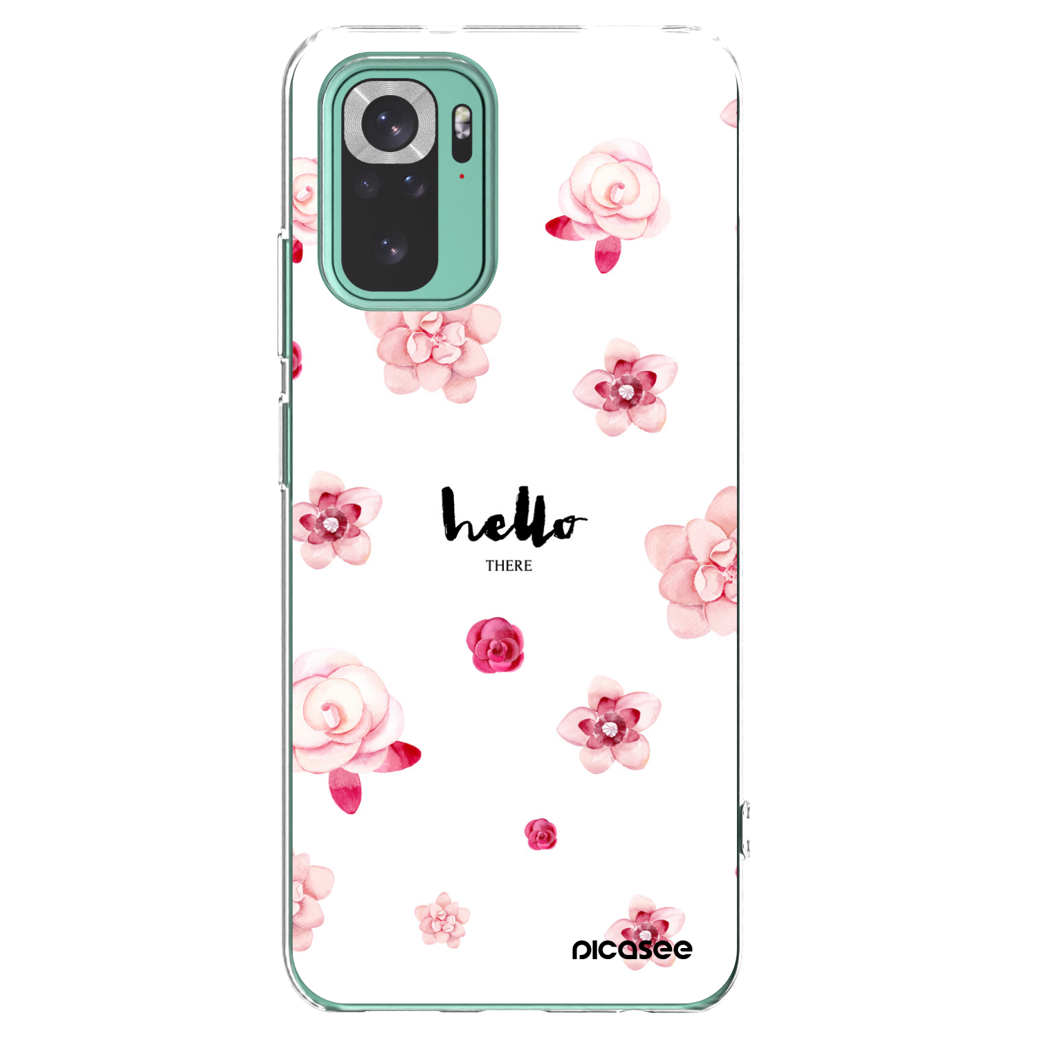 Picasee silikonski prozorni ovitek za Xiaomi Redmi Note 10 Pro - Hello there