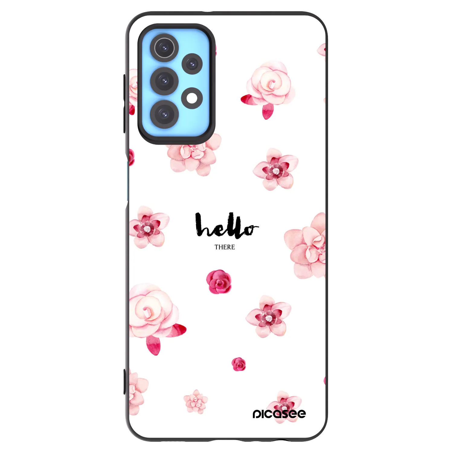 Picasee silikonski črni ovitek za Samsung Galaxy A32 4G SM-A325F - Hello there