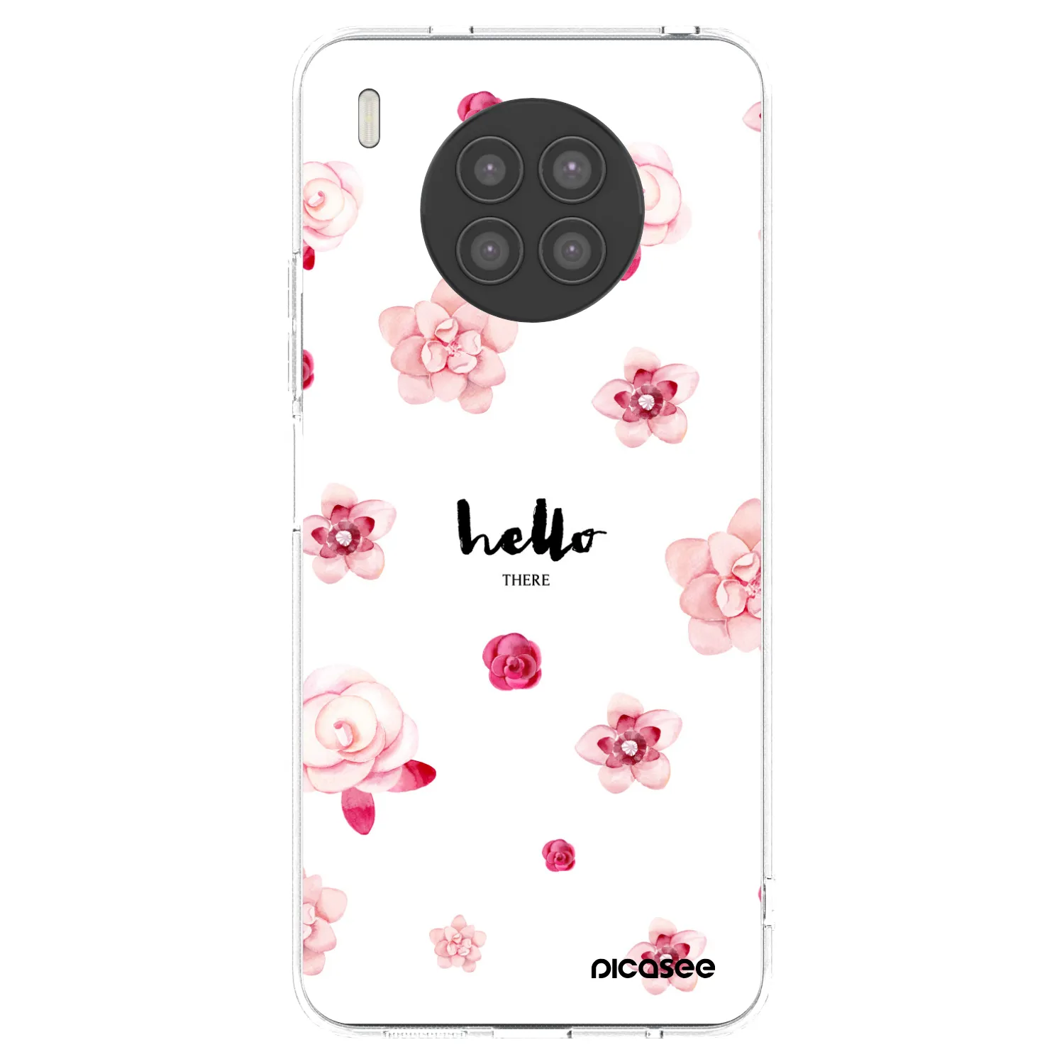 Picasee silikonski prozorni ovitek za Huawei Nova 8i - Hello there