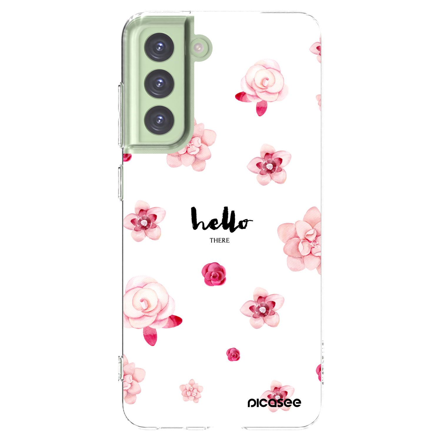 Picasee silikonski prozorni ovitek za Samsung Galaxy S21 FE 5G - Hello there