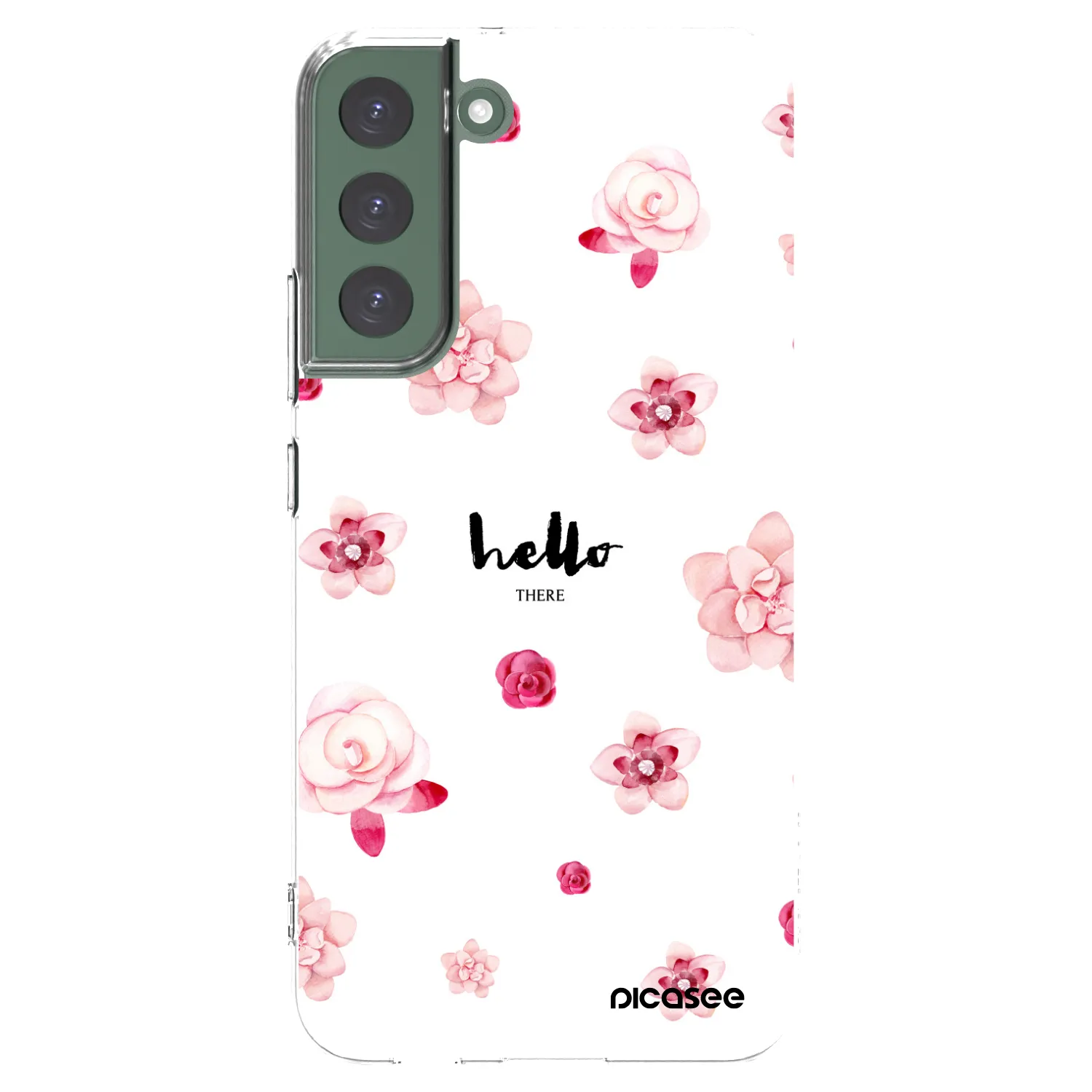 Picasee silikonski prozorni ovitek za Samsung Galaxy S22+ 5G - Hello there