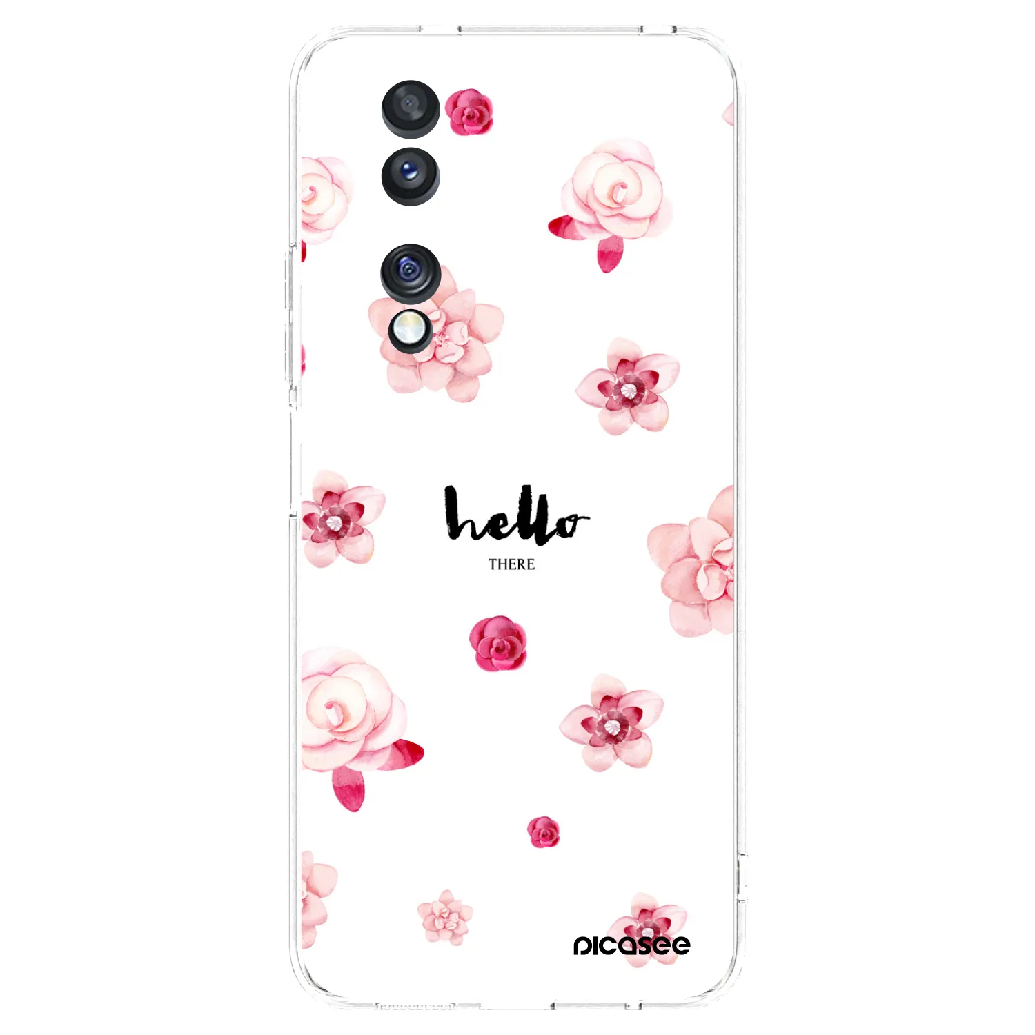 Picasee silikonski prozorni ovitek za Honor 70 - Hello there