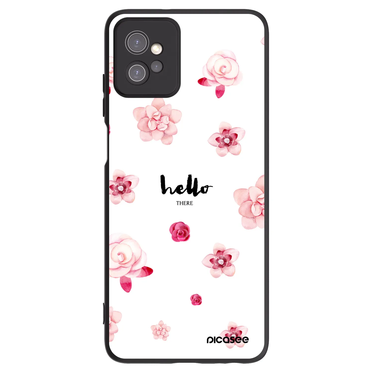 Picasee silikonski črni ovitek za Motorola Moto G32 - Hello there