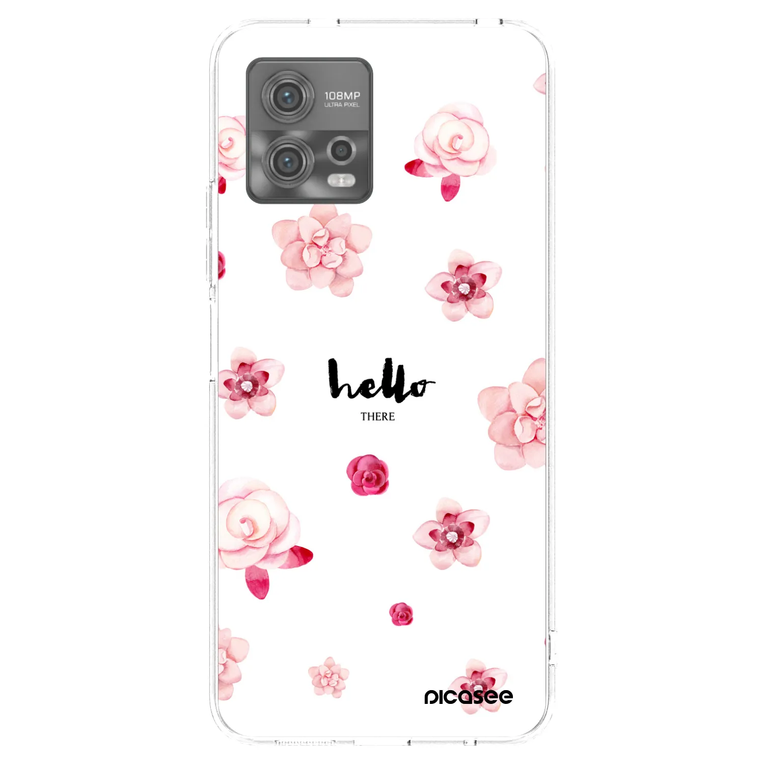 Picasee silikonski prozorni ovitek za Motorola Moto G72 - Hello there