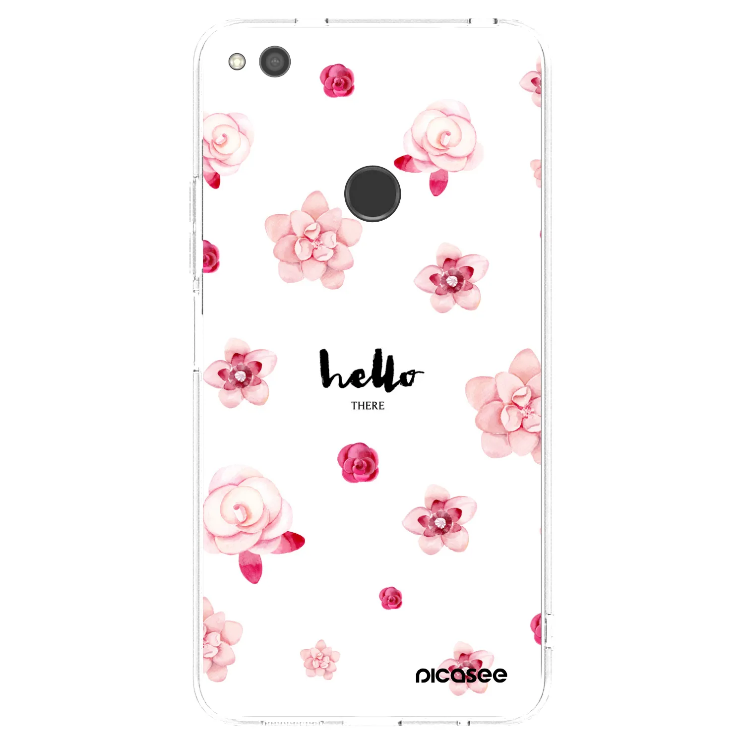 Picasee silikonski prozorni ovitek za Huawei P9 Lite 2017 - Hello there