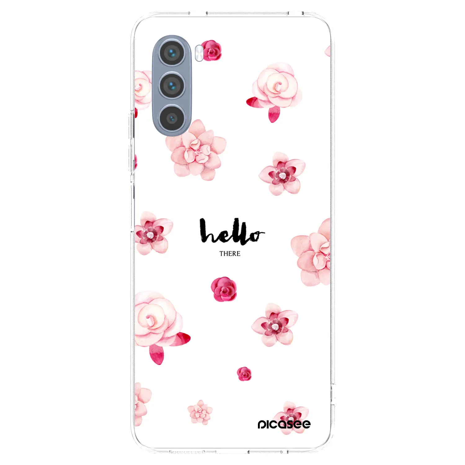 Picasee silikonski prozorni ovitek za Motorola Moto G62 - Hello there