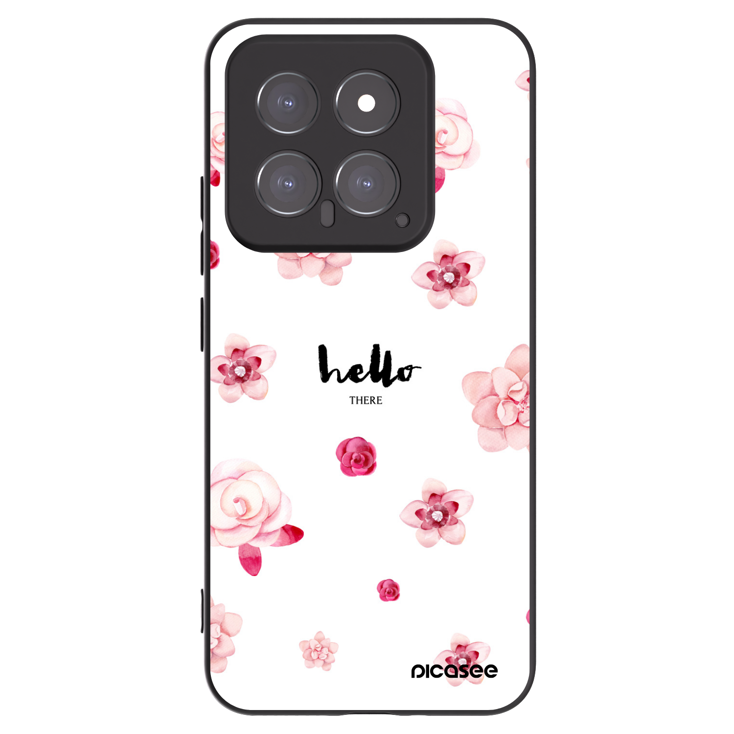 Picasee silikonski črni ovitek za Xiaomi 14 - Hello there