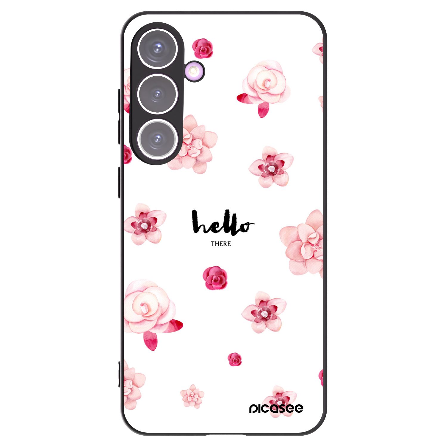 Picasee silikonski črni ovitek za Samsung Galaxy S24+ S926B 5G - Hello there