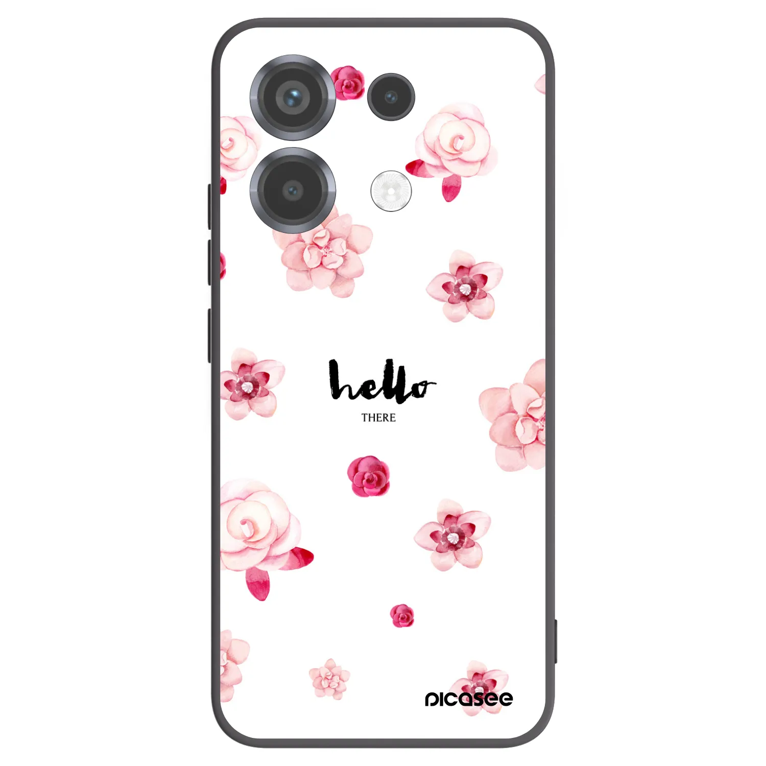 Picasee silikonski črni ovitek za Xiaomi Poco X6 - Hello there