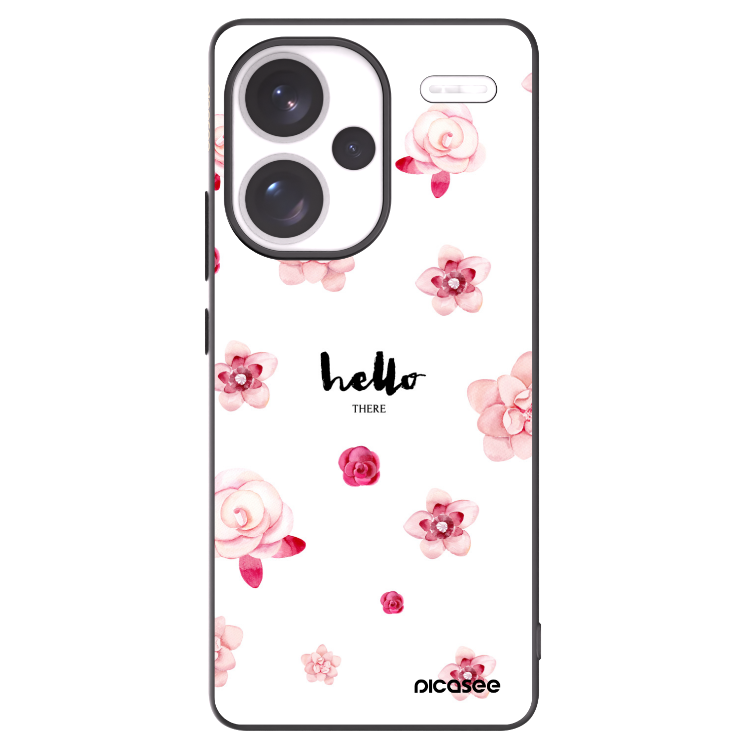 Picasee silikonski črni ovitek za Xiaomi Redmi Note 13 Pro+ 5G - Hello there