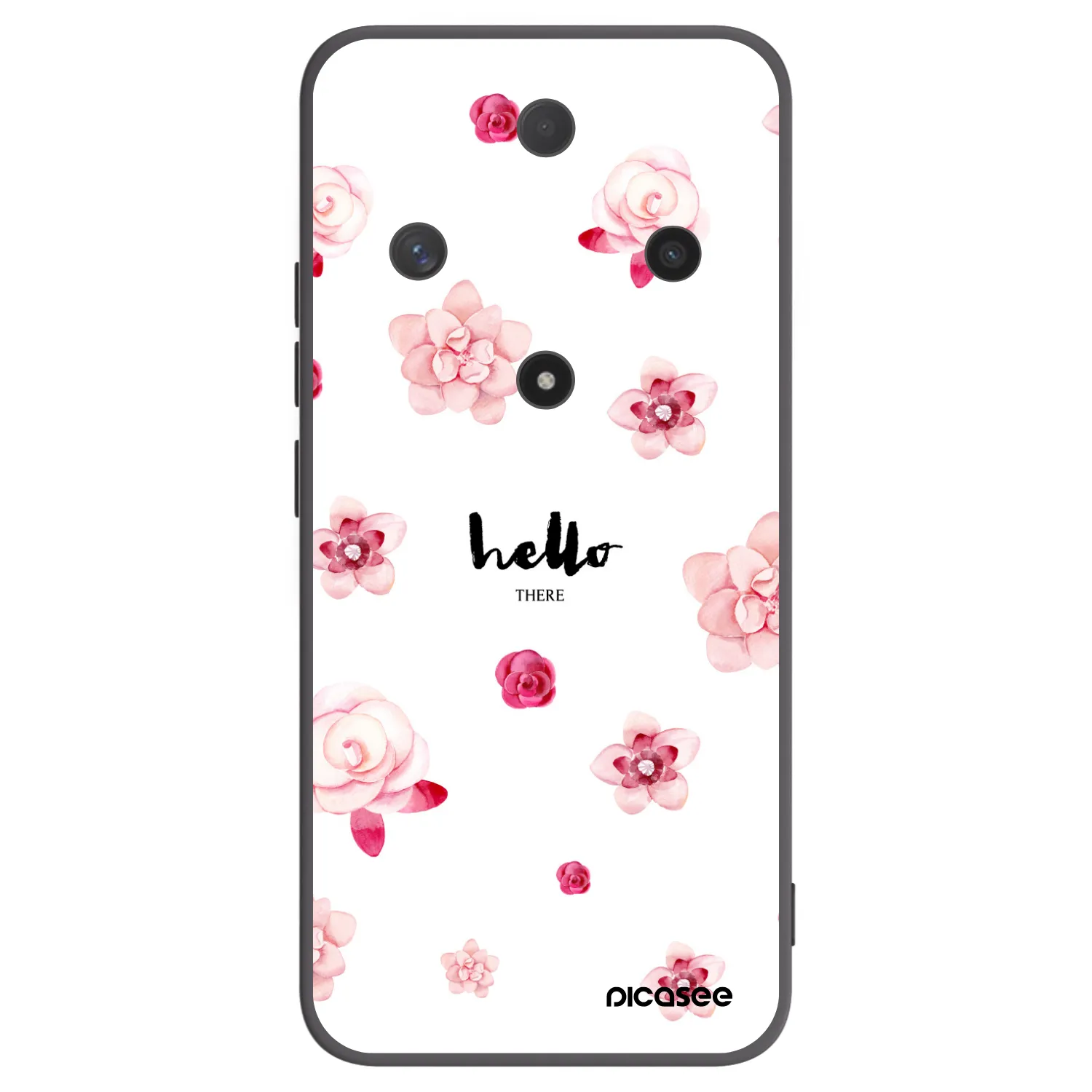 Picasee silikonski črni ovitek za Honor Magic6 Lite 5G - Hello there