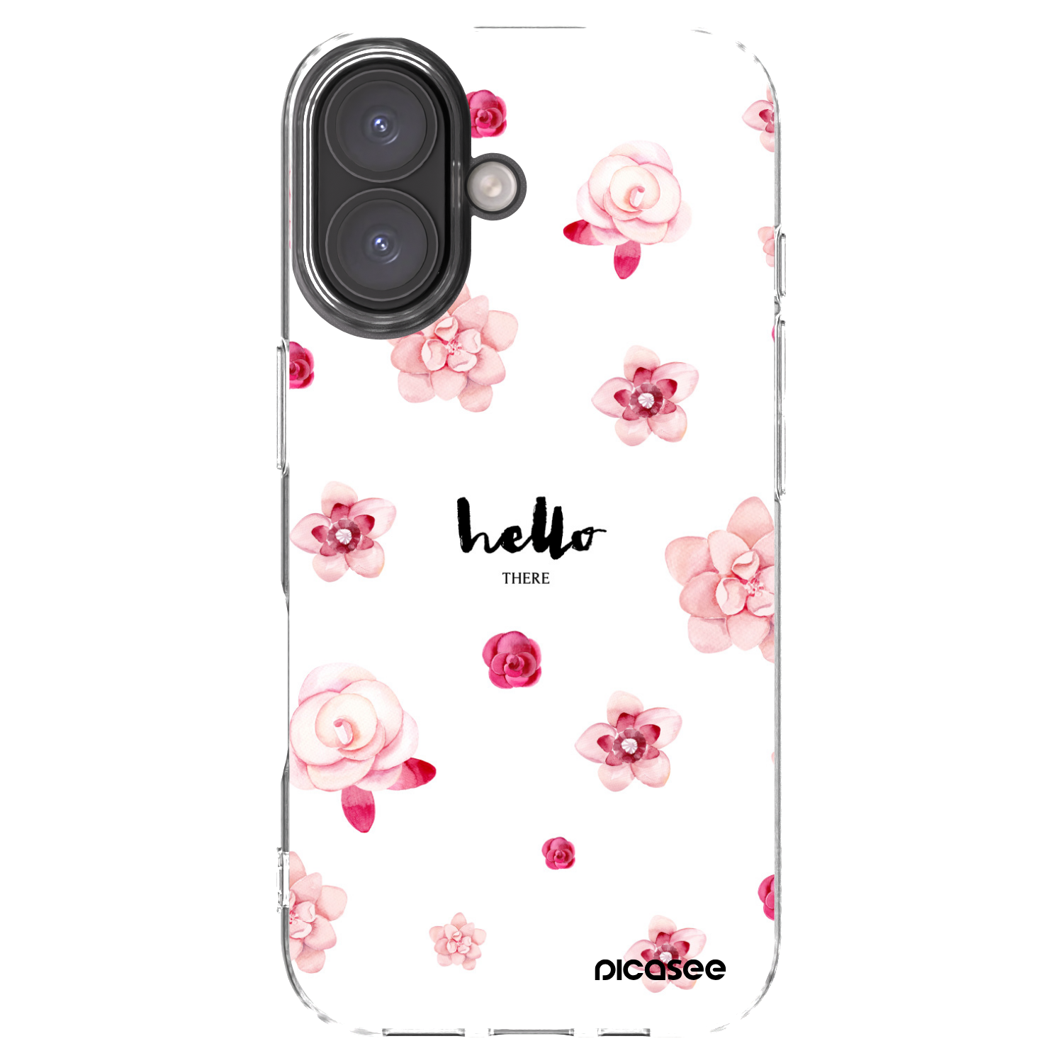 Picasee silikonski prozorni ovitek za Apple iPhone 16 - Hello there