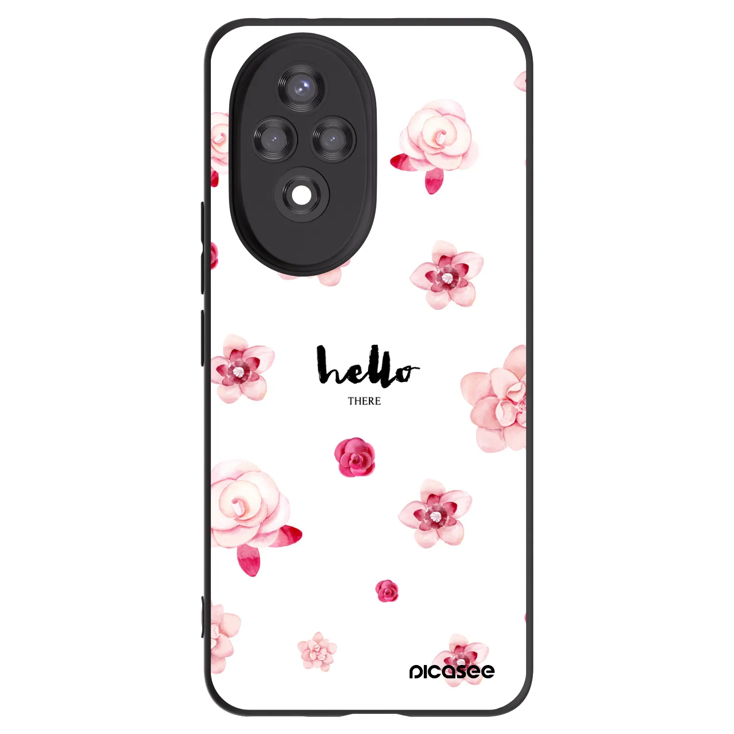 Picasee silikonski črni ovitek za Honor 200 Pro 5G - Hello there