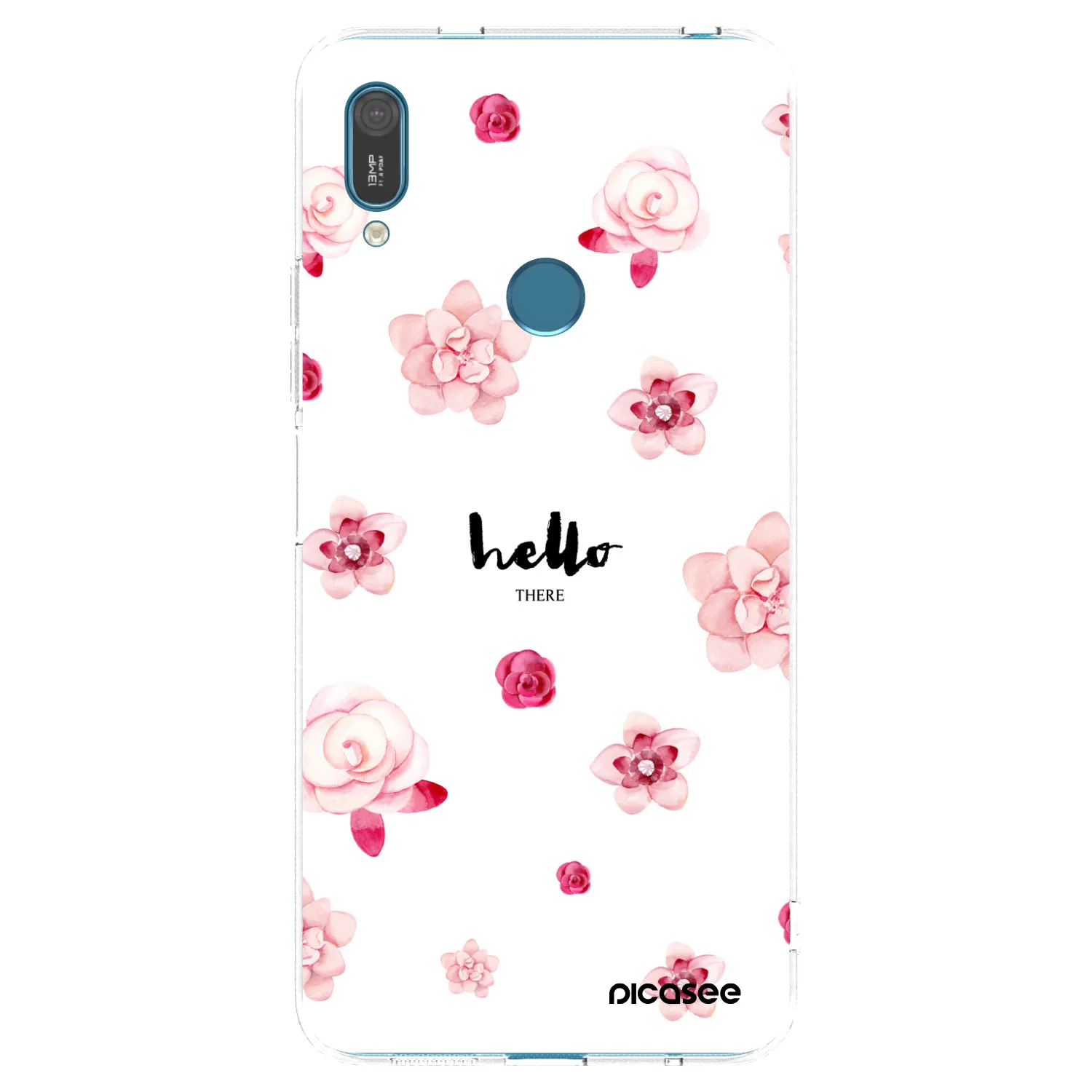Picasee silikonski prozorni ovitek za Huawei Y7 2019 - Hello there