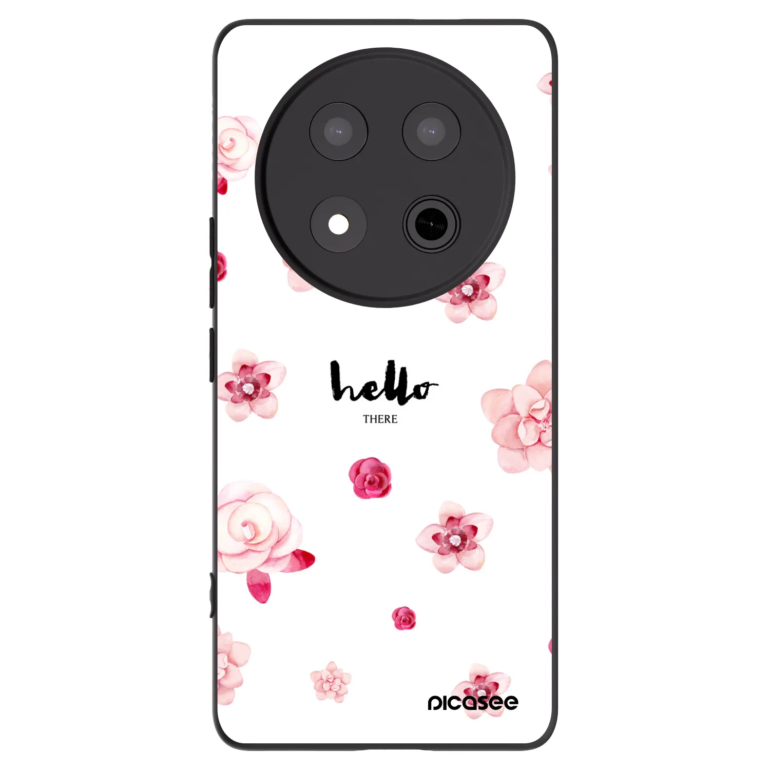 Picasee silikonski črni ovitek za Honor Magic7 Lite 5G - Hello there