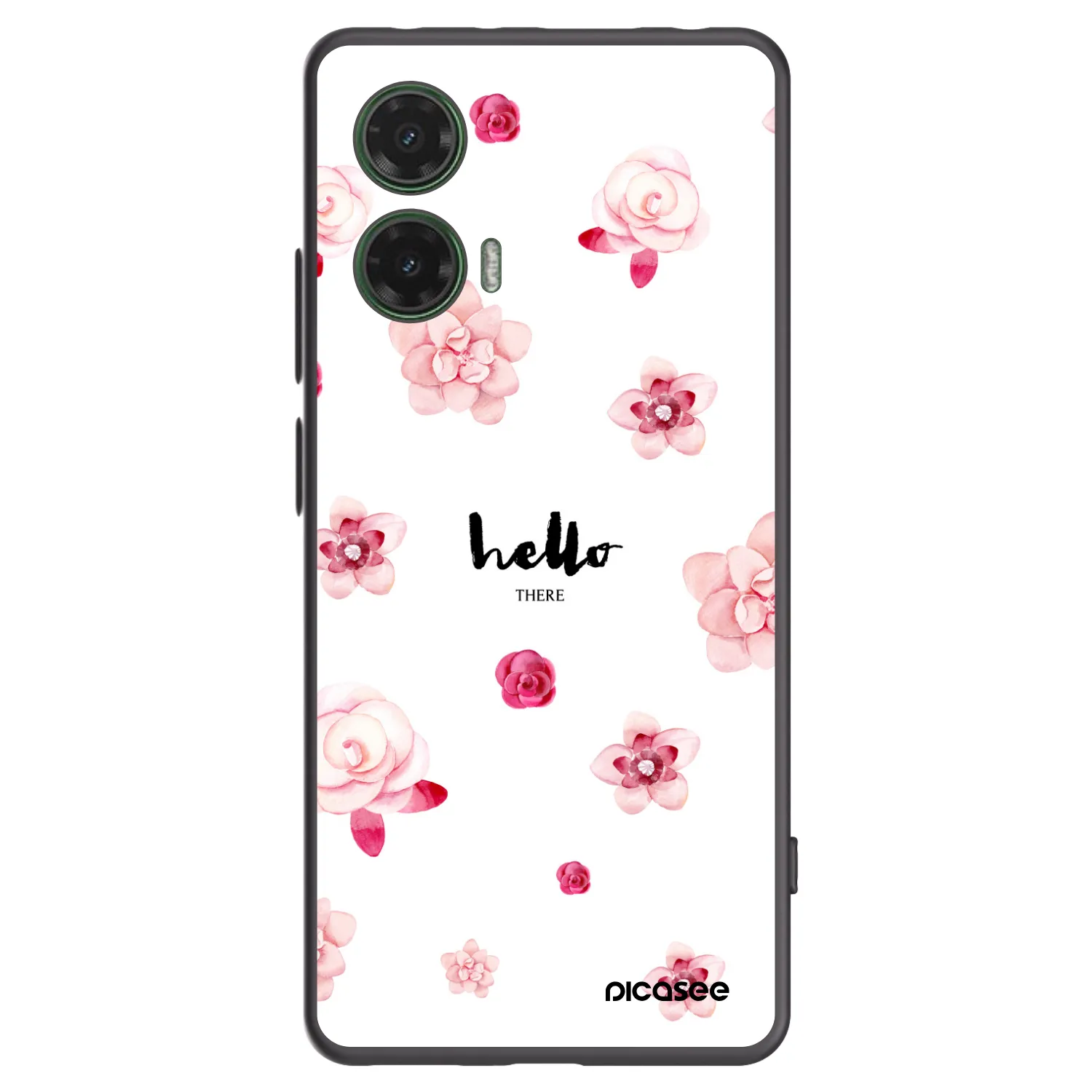 Picasee silikonski črni ovitek za Motorola Moto G35 5G - Hello there