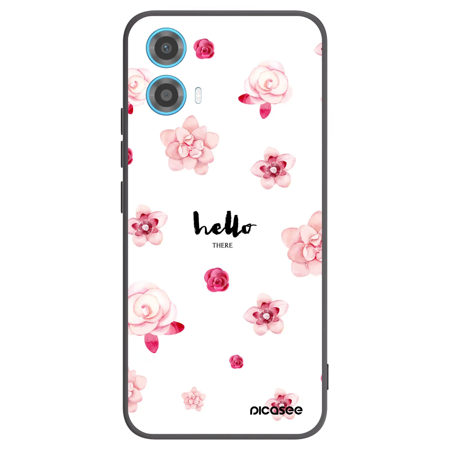 Picasee silikonski črni ovitek za Motorola Moto G34 5G - Hello there